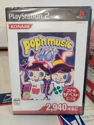 Pop'n Music 10 the Best (2005) New Factory Sealed Japan Playstation 2 Import - Image 1 of 2