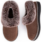 Women's Fuzzy Faux Fur House Slippers Soft Fleece Lined Memory Foam Shoe Size