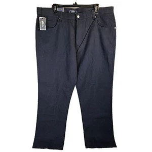 Pantalones de vestir MAINE New England regular Bedford nuevos con etiquetas para hombre talla 40x32 azul marino oscuro - Imagen 1 de 11