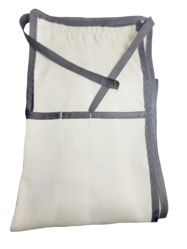 FLY ROD CLOTH, ROD SOCK LIGHT TAN BLACK TRIM FOR A 2PC 2TIPS 7FT 6"  BAMBOO ROD - Image 1 of 1