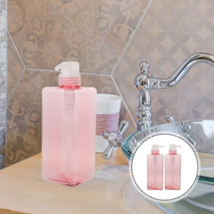 2 PCS Shampoo Pump Bottle Refillable Dispenser Bottle Lotion Pump Bottle - Picture 1 of 12