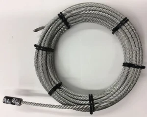 Cable de repuesto de tubería sin zanja extractor de cortadora de línea de servicio de agua 5/16" x 60' - Imagen 1 de 4