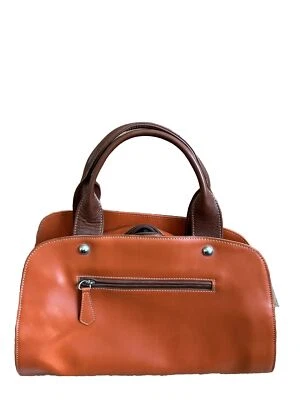 Bolso de mano/cartera Nardelli con correa para el hombro. Cuero genuino hecho en Italia Foto 1 de 4