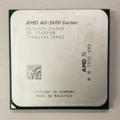AMD CPU A6-3600 Series 2.1 GHz - Boost to 2.4 GHz - Image 1 of 2