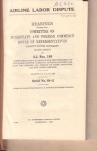 Labor Dispute Report August 1966FAA Library 090717FAA - Picture 1 of 1
