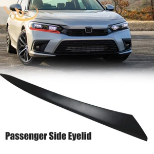 Borde de moldeo de párpados Honda Civic 2022 23-2024 negro RH HO1213131 - Imagen 1 de 8