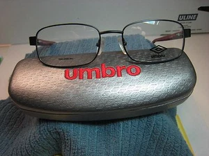 MARCO GAFAS UMBRO U142 NEGRO 52-18-135 DEMO CON ESTUCHE AUTÉNTICO - Imagen 1 de 4
