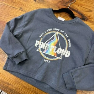 Pink Floyd Girls Cropped Sweatshirt Size 6/6X - Picture 1 of 5