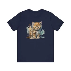 Kitten Cute T-Shirt - Unisex/Mens/Women/Children Cat Shirt Gifts - Picture 1 of 69