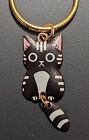 Kitty Cat keychain with dangling tail