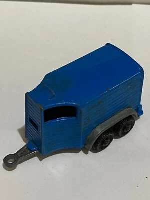 Modellino - Politoys Portacavalli Blu N.157  vintage scala 1/55 - Immagine 1 di 3