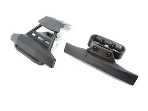 New Traxxas Stampede 4x4 Front and Rear Bumper Set Skid Plate with Mounts Hoss - Picture 1 of 4