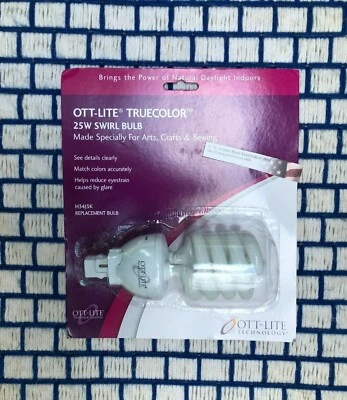 NEW SB25-P Ott-lite 25w plug in swirl type P H34J3K or 20w type M or 13w T133SX