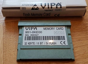 VIPA 951-0KE00, Memory Card 32KByte 8bit 5V Flash OVP SPS-Steuerung Siemens Ca - Bild 1 von 2