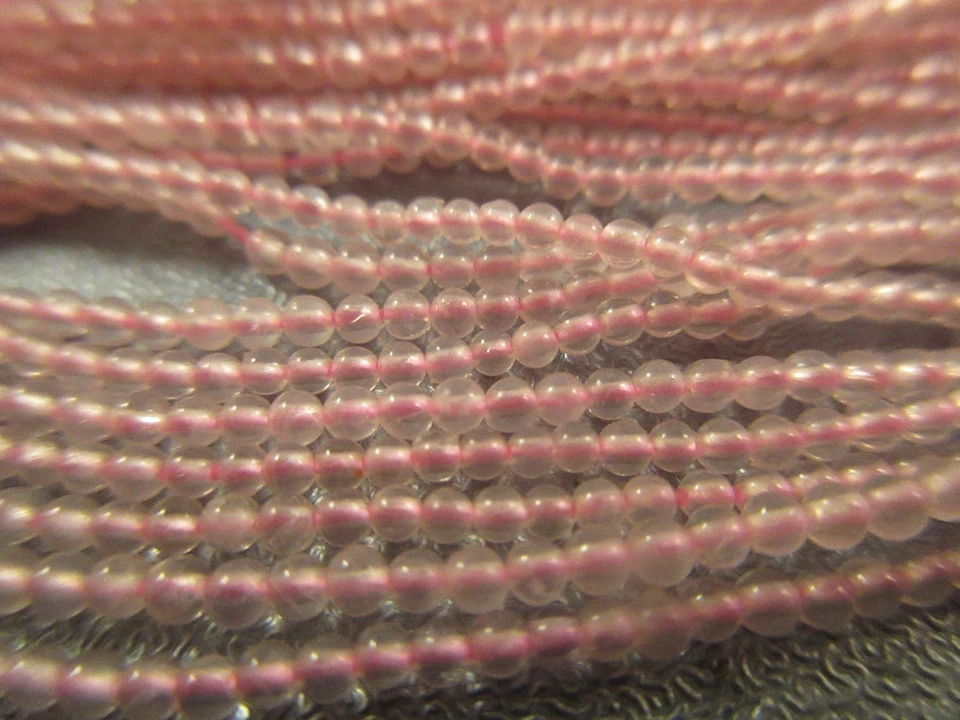 Rose Quartz Round Beads 1.5mm 16" Foto 1 de 1