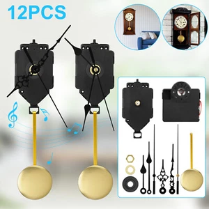 Quartz Mechanism Replacement Wall Clock Movement Music Chime Box Hands Motor Kit - Picture 1 of 9