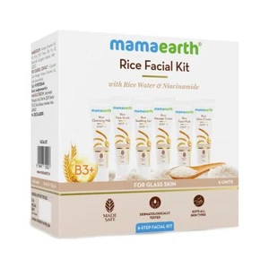Mamaearth Rice Facial Kit With Rice Water & Niacinamide for Glass Skin - 60 g - Picture 1 of 4