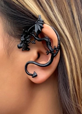 Oreja Puño / Pendientes Escalador Dragón / Calavera / Elfo / Ala / Rana Emo Gótico Juegos con disfraces  Foto 1 de 4