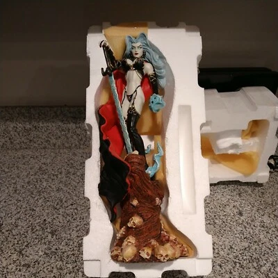 Brian Pulido's Lady Death Statue 18" Nightmare Sword Open Box New with COA - Image 1 of 4