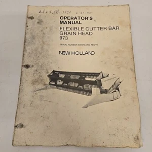 New Holland FLEXIBLER MÄHBALKEN KORNKOPF 973 #508970 & höher Bedienungsanleitung - Bild 1 von 13