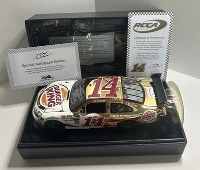RARE! Autographed Elite Gold 26 of 36 2010 Impala Tony Stewart 1/24 Burger King - Image 1 of 4