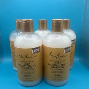 5 Pack Shea Moisture Raw Shea Butter Extra Moisture Retention Shampoo - 13oz - Picture 1 of 3