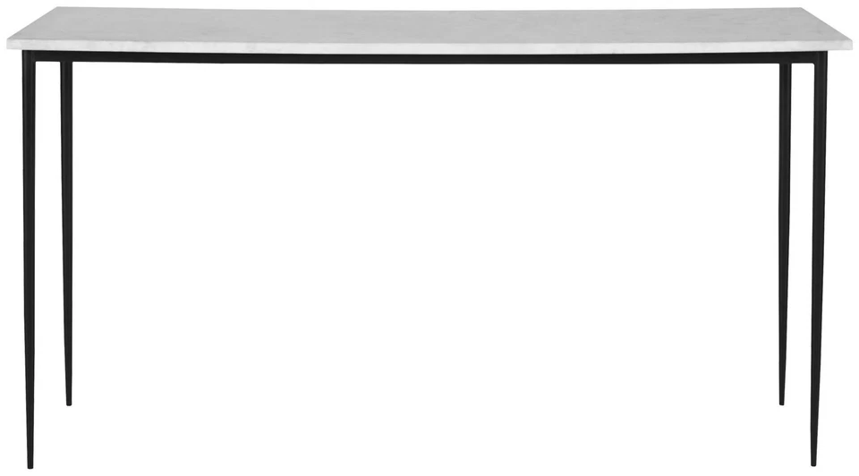 Uttermost 25173 Nightfall 16"W Iron - White / Satin Black - Image 1 of 4