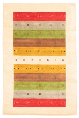 Traditional Hand loomed Oriental Carpet 5'2" x 7'11" Wool Area Rug - Image 1 of 4