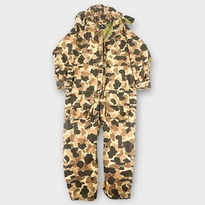 Vintage Columbia Duck Camo Hunting Coveralls Men’s L One Piece Suit - Picture 1 of 9