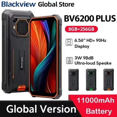 Blackview BV6200 Plus Rugged Phone 6.56-inch HD+ Display 11000mAh 8GB+256GB NFC - Image 1 of 4