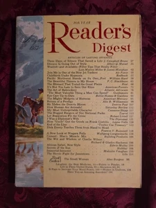 Readers Digest August 1957 Cigarettes Ruth Slenczynska Lionel Barrymore - Picture 1 of 1