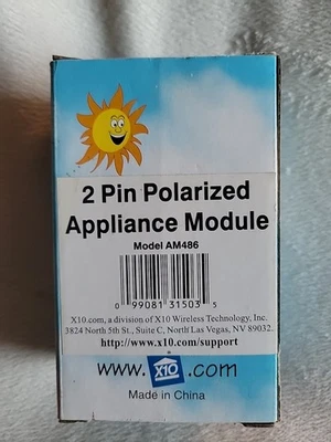 BRAND NEW X10 Appliance Module 2-Pin Polarized AM486 - Image 1 of 4