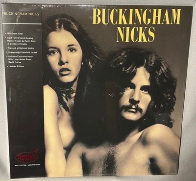 LP BUCKINGHAM NICKS Self Titled (LTD ED 180g BLACK VINYL, 2025) NEW MINT SEALED - Imagem 1 de 2