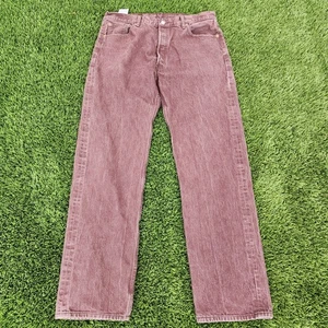 Levi’s Herren 501xx Etikett ist 38x36 rostbraun gerade Passform Knopfleiste  - Bild 1 von 11