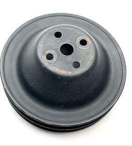 Genuine GM 3995642 Dual Groove Water Pump Pulley Corvette Camaro 327 350 - Picture 1 of 12