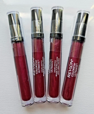 4 PACK Revlon ColorStay Ultimate Liquid Lipstick #040 BRILLIANT BORDEAUX, Sealed - Image 1 of 4