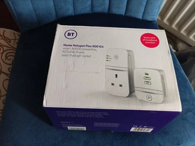 BT Wi-Fi Home Hotspot Flex 600 Kit Broadband Extender Booster. For Use On Bt/EE - Image 1 of 4