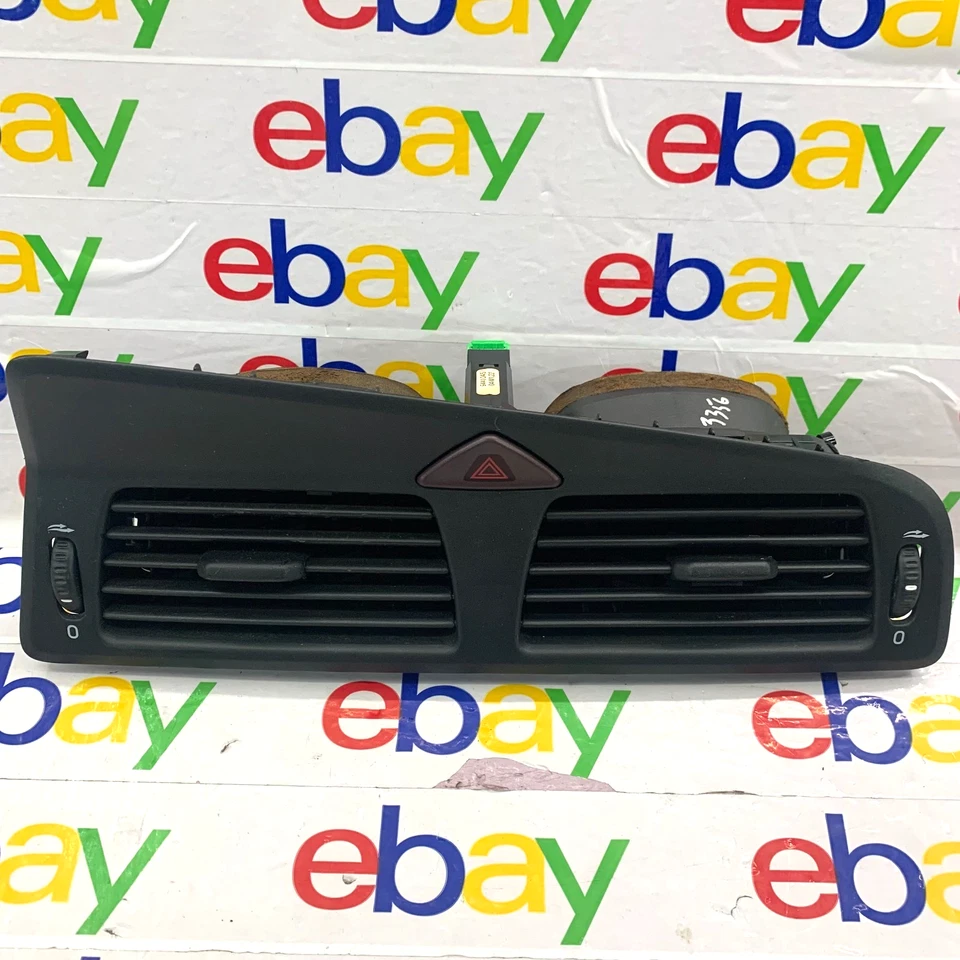 Volvo S60 2001-2009 tablero central ventilaciones de aire ventilación V70 OEM negro 02 03 04 05 06 07 Foto 1 de 4