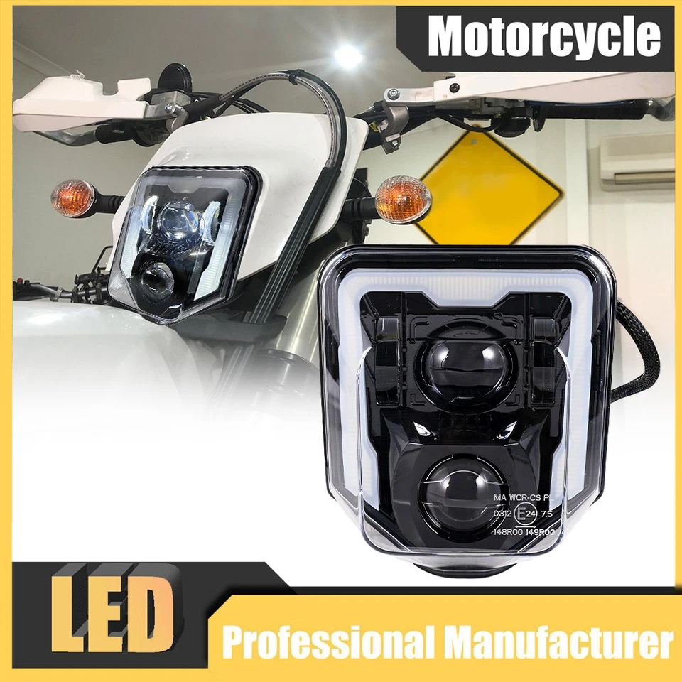 For Husqvarna FE 250 350 450 /TE 150 250 300 701 /TX 125 LED Headlight w/ DRL - Image 1 of 4