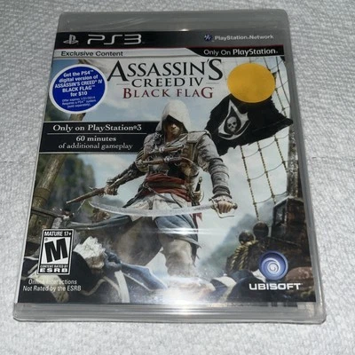 Assassin's Creed IV 4 Black Flag PS3 PlayStation 3 - Complete CIB - Image 1 of 2