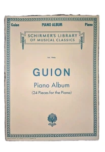 Guion Piano Album 24 Pieces For The Piano Schirmer's Library Vol 1946c - Picture 1 of 7