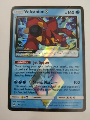 Pokémon TCG Card Volcanion Prism Star Forbidden Light 31/131 Holo Rare - Image 1 of 2