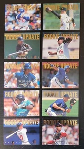 Juego de inserciones de actualización Fleer Rookie 1995 # 1 - 10 - Chipper Jones/Alex Rodriguez - Imagen 1 de 2