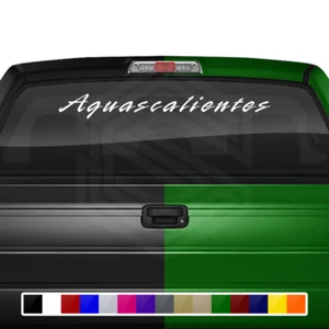 AGUASCALIENTES AGS Mexico Decal Sticker Windshield Window Vinyl Graphic Estado - Picture 1 of 3