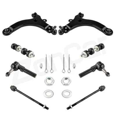8pc Front Lower Control Arm Tierod Sway Bar Kit for Pontiac Grand Prix 04 - 08 - Изображение 1 из 4