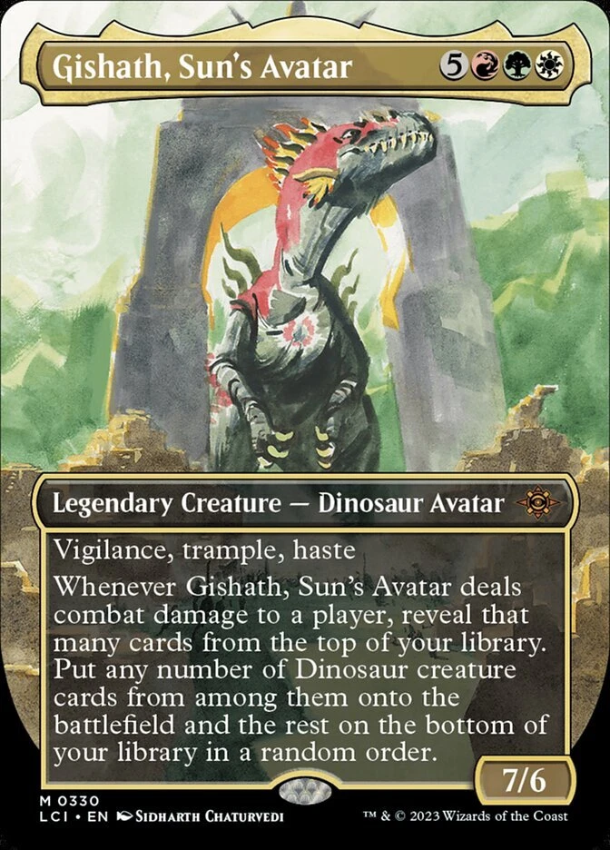 MTG Gishath, Sun's Avatar (330/491) The Lost Caverns of Ixalan LP - Image 1 of 1