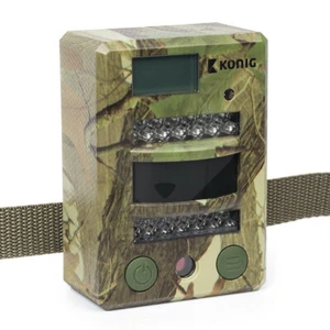8MP Wildlife Camera - Camouflage KONIG IP54 with night vision Micro SD Card USB - Picture 1 of 6