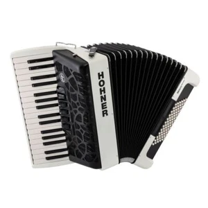 Hohner BRAVO MyColor III 72 Chromatic Piano Key Day Pure White Accordion - Picture 1 of 1