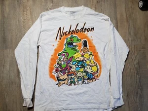 Nickelodeon Rugrats T Shirt Size Large Unisex Long Sleeve Graphic Print - Picture 1 of 5