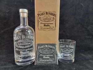 Peaky Blinders Rum decanter box sets can be personalised - Picture 1 of 7